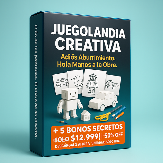 Pack Creatividad Total- Plantillas  para pintar, recortar y armar