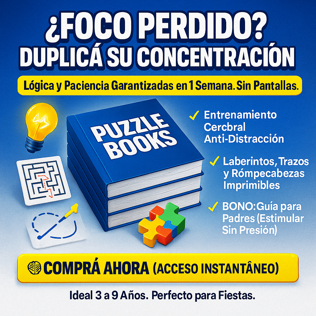 🎯 33 Laberintos y Rompecabezas para Niños