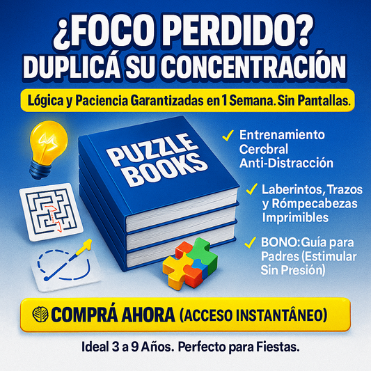 🎯 33 Laberintos y Rompecabezas para Niños